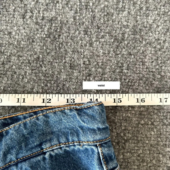 BDG Jeans Womens 28 Crinkle Blue Wash High Rise Loose Straight Leg Casual Denim - Picture 9 of 16